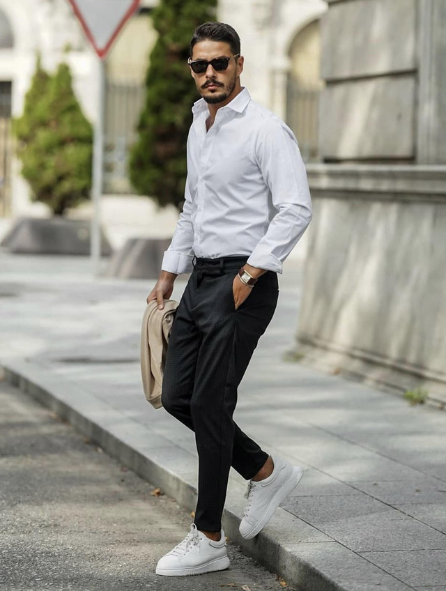 Camisa Blanca cuello Italiano Hombre | Tienda de Camisería Masculina