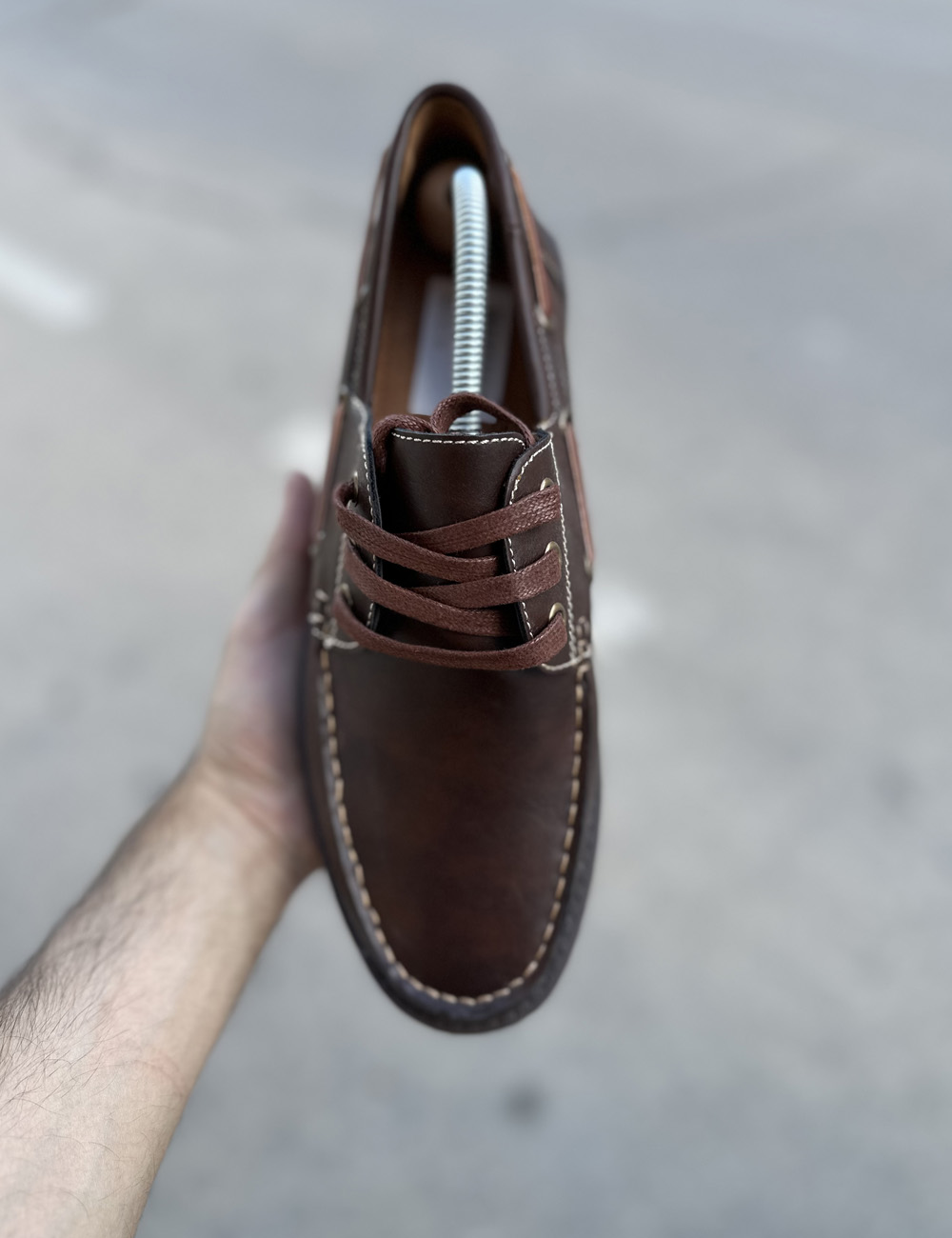 Zapatos náuticos color marrón de hombre - Imagen 3