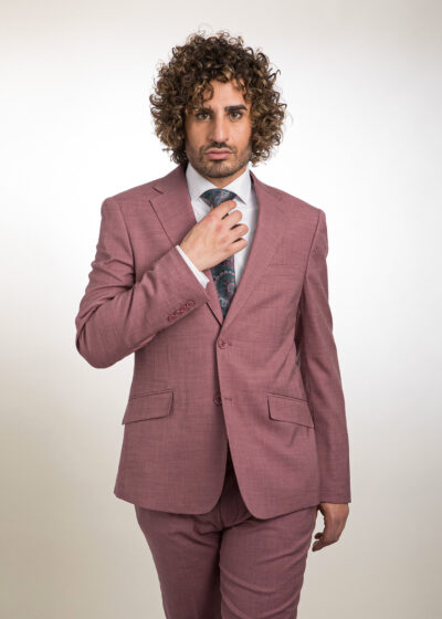 Lino Clemente - Traje color rosa zar 24125