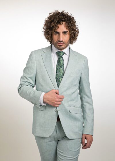 Lino Clemente - Traje color verde claro ZAR 24122