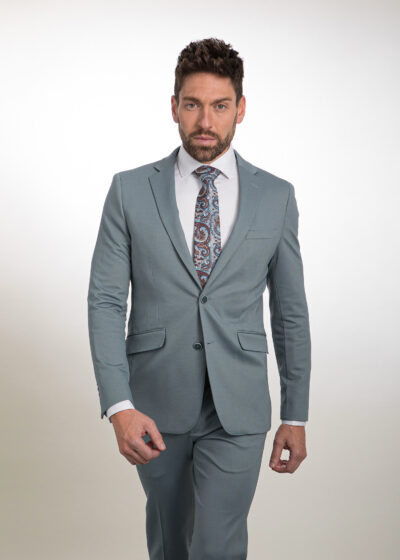 Lino Clemente - Traje color verde grisáceo NIZA 20204