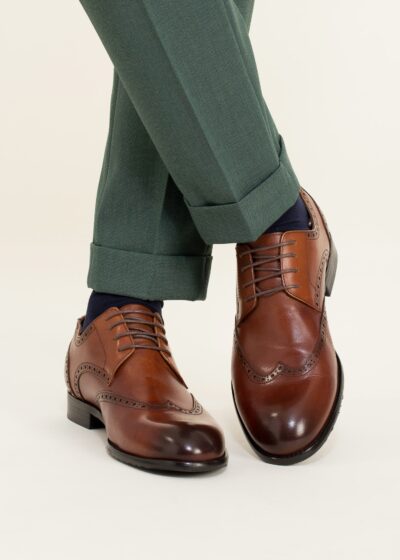 Zapatos marrones para hombre - Lino Clemente Puebla 25589