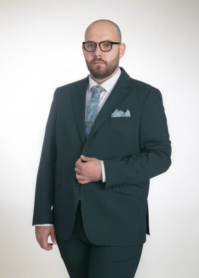 Lino Clemente - Traje verde talla grande 20110