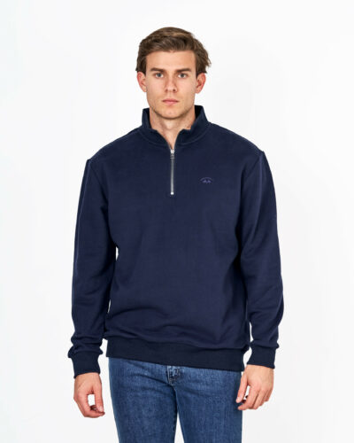 Sudadera azul marino para hombre – Spagnolo