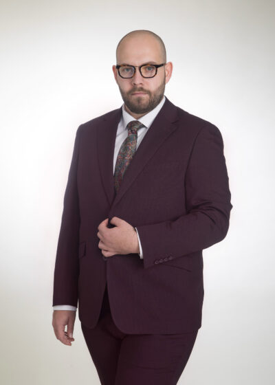 Lino Clemente - Traje burdeos talla grande 20110