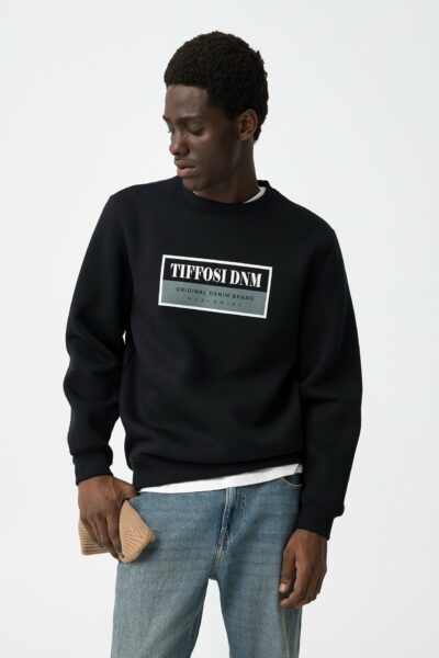 Sudadera negra para hombre – Tiffosi