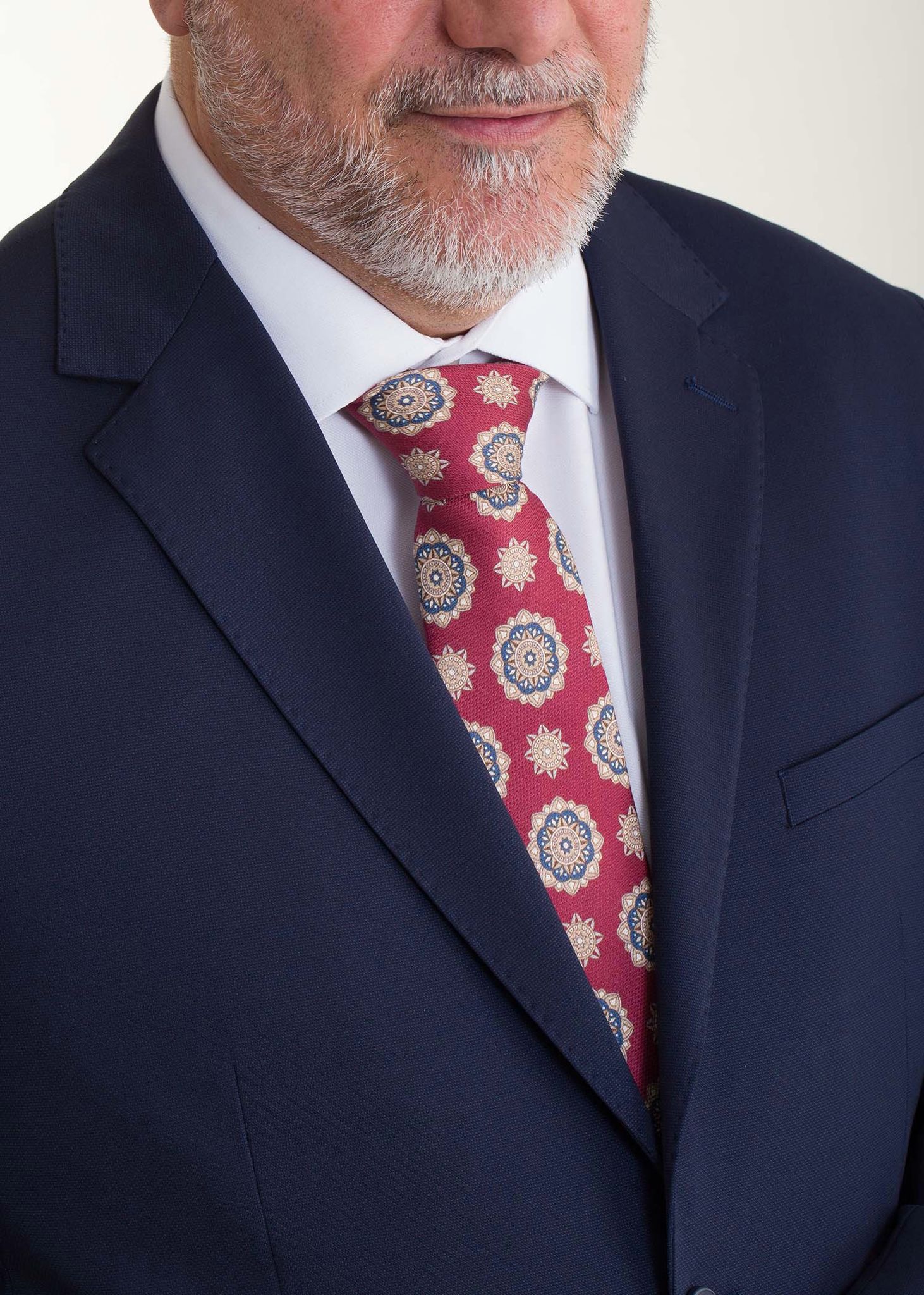Lino Clemente - Traje azul marino súper elástico talla grande 20204 - Imagen 2
