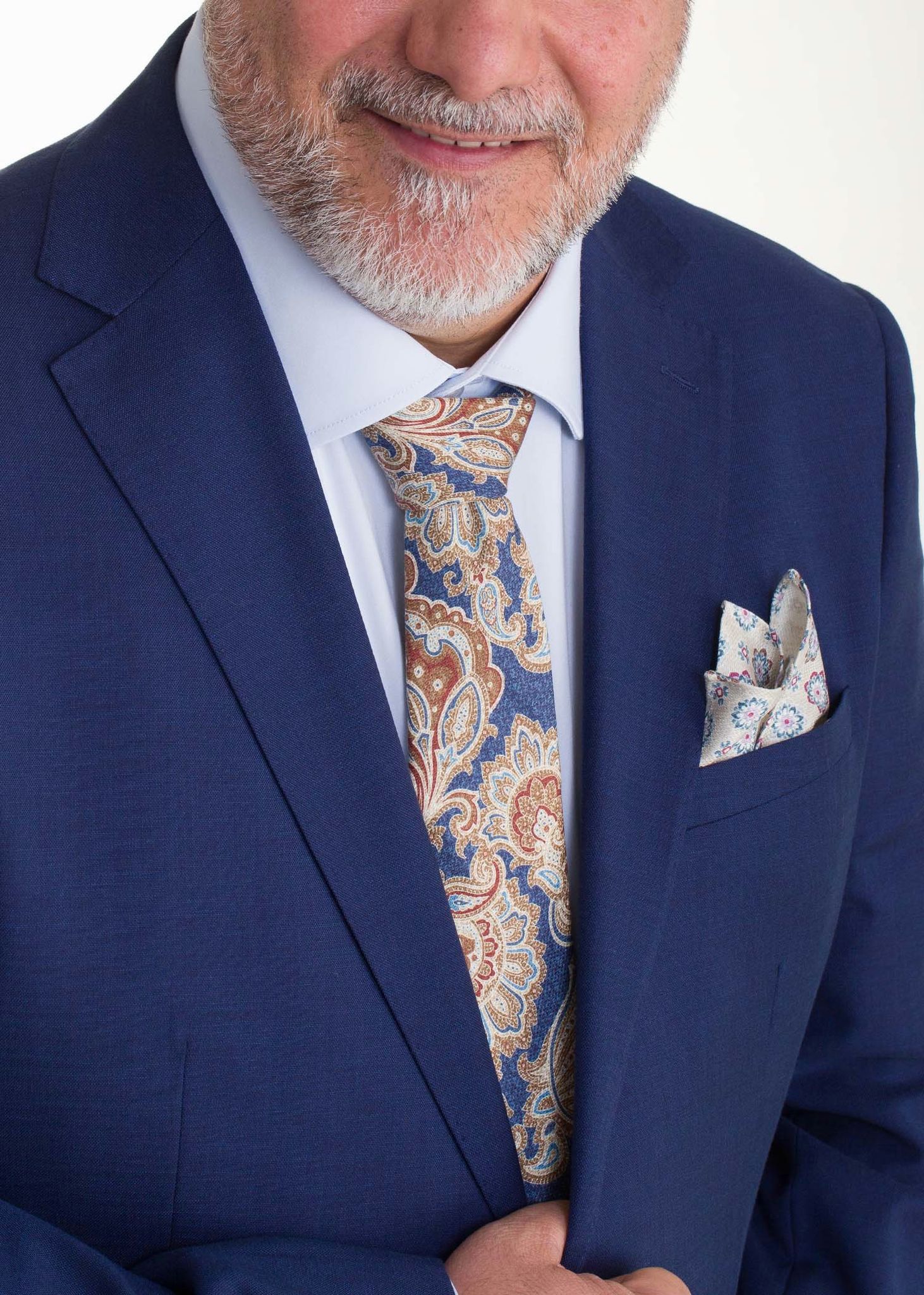 Lino Clemente - Traje azul marino talla grande 24125 - Imagen 2