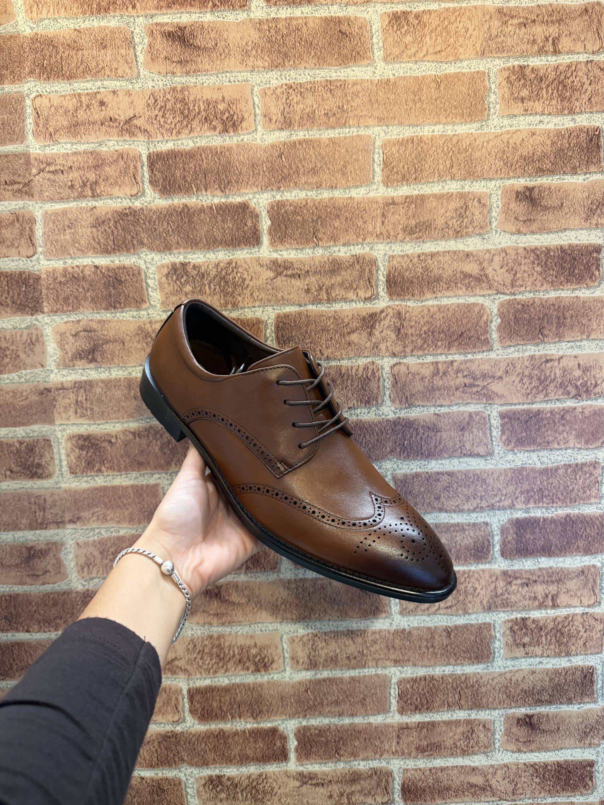 Urbandawn - Zapato marrón de vestir para hombre - Imagen 2