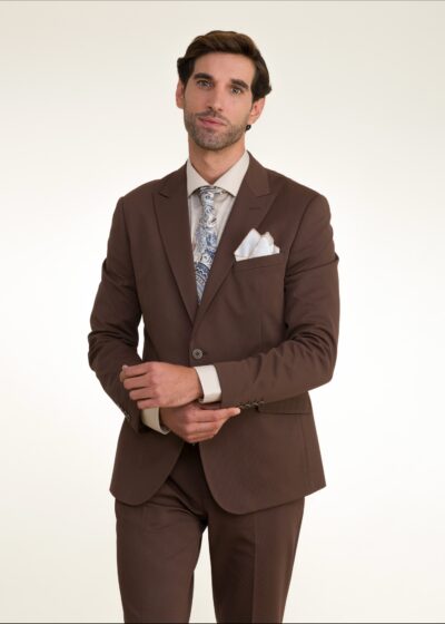 Lino Clemente - Traje color marrón ARES 26206